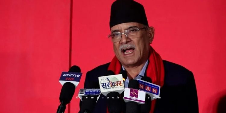 मङ्सिर ४ मा  हुने चुनाव  दुइटा धार र  शक्तिबीचको लडाइँ भएको प्रचण्डको भनाई