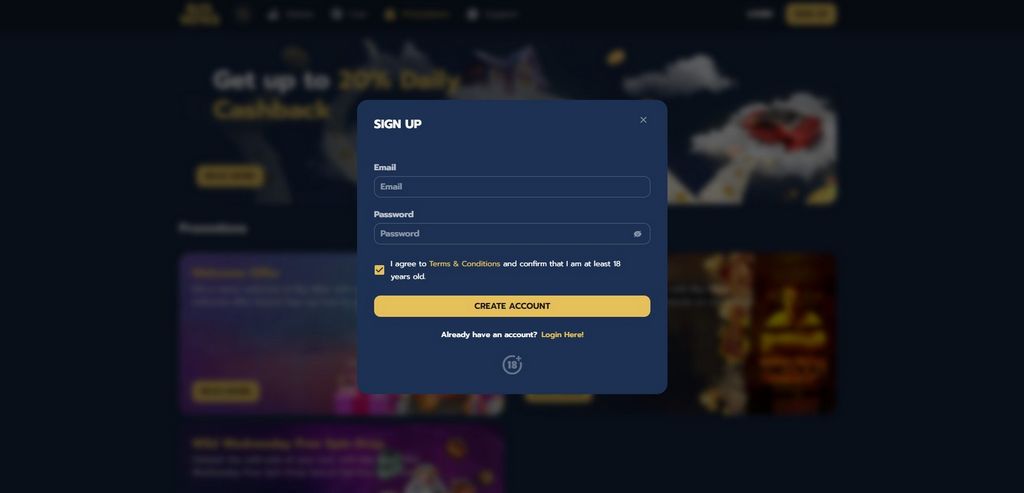 Big Wins Online casino on mobile